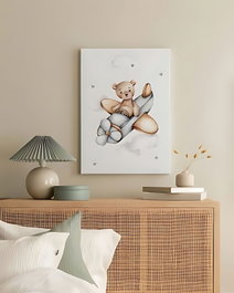 Wallity Artcanvas55 Lienzo Decorativo Multicolor 40 x 60 cm